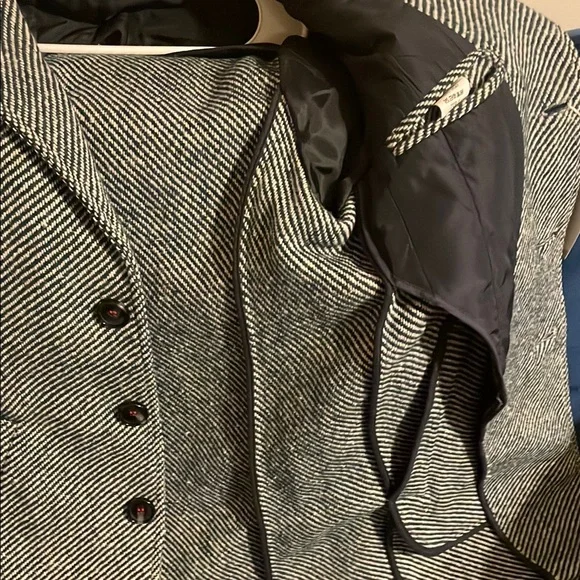 Striped Black and White Blazer